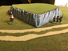 Total System Scenic 30mm Wargames Scenery Terrain Crag Face Hill, 15mm 28mm