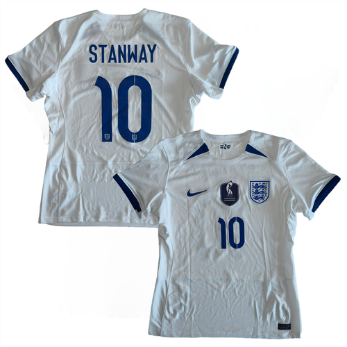 England Women's Football Shirt (Size M) Nike Lionesses Home Stanway