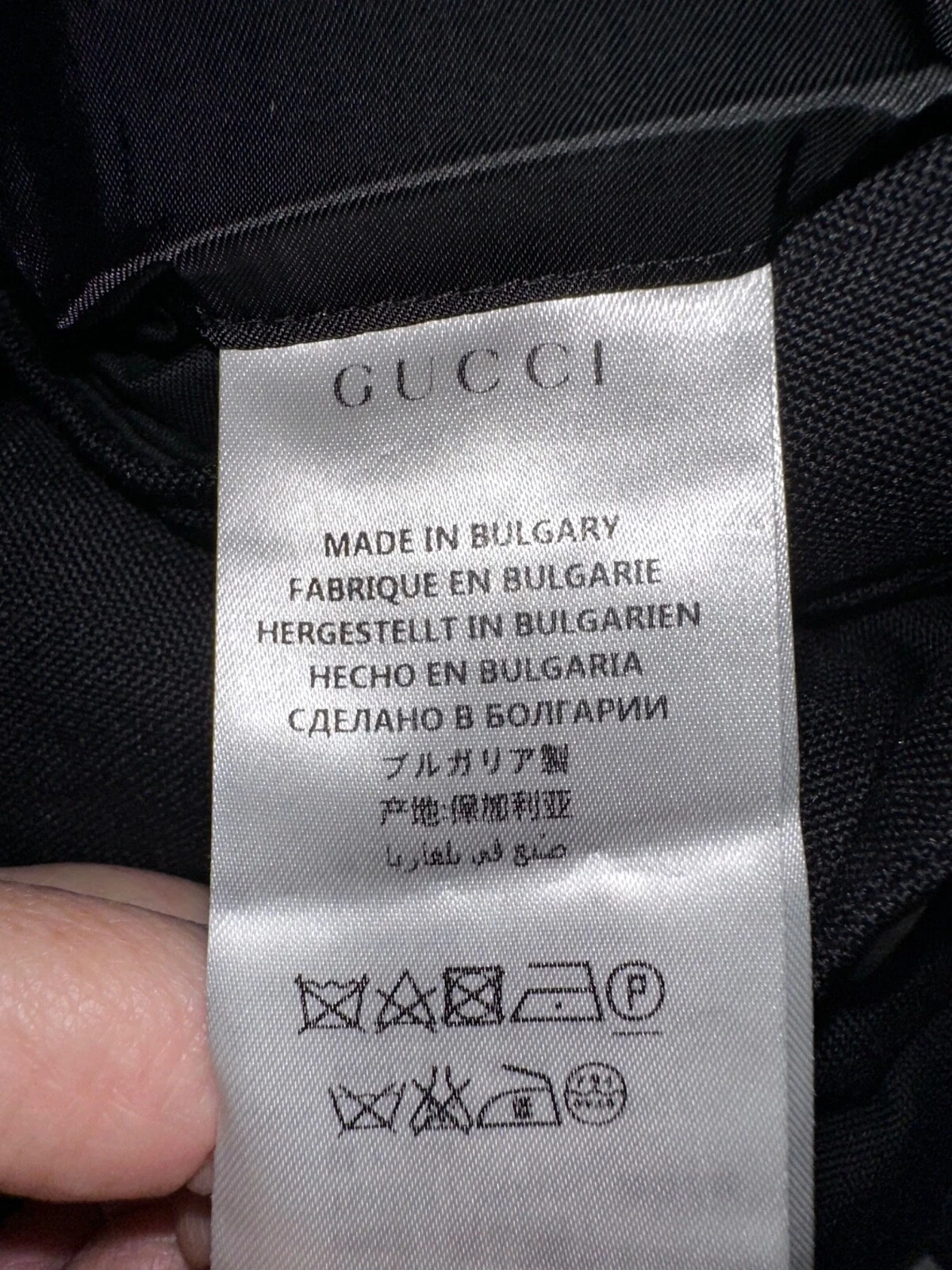 Giacca blazer Gucci My Body My Choice nero