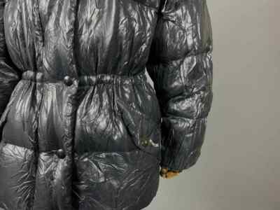 MONCLER Vintage Logo on Pocket Puffer Jacket Down Black Size