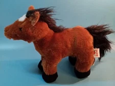 Ganz Webkinz Brown Arabian Horse Plush. No Code. 8" Tall