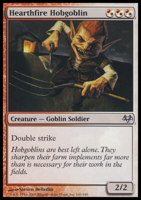 Magic the Gathering MTG Hearthfire Hobgoblin (141) Eventide   LP