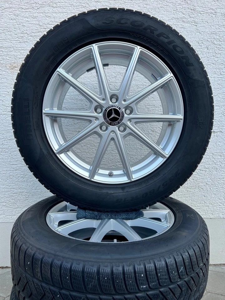 Original Mercedes GLE W167 V167  18Zoll Winterräder A1674010000 Winterreifen - Bild 2 von 4