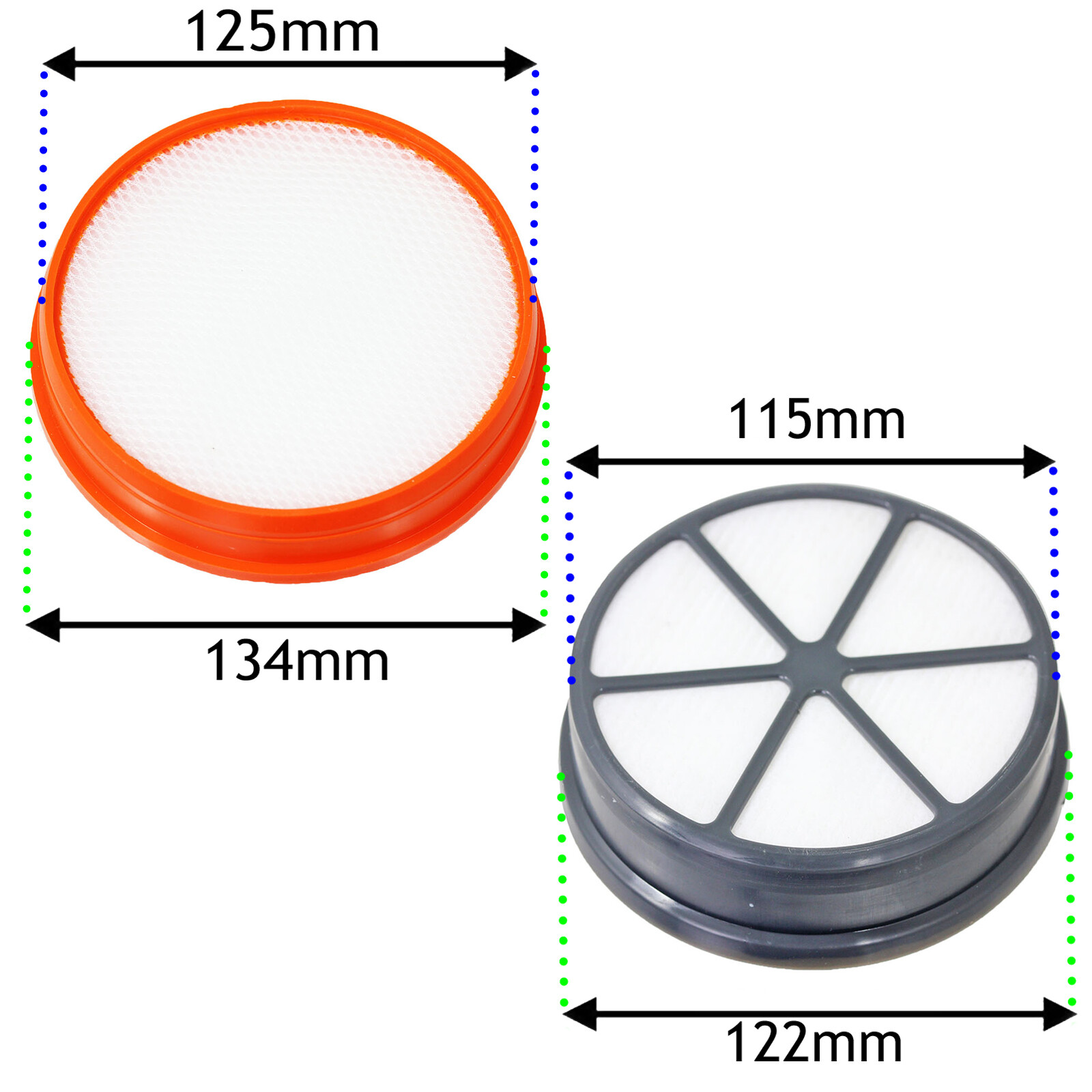 Kit De Repuesto Para Aspiradora Vax Tipo 90, Juego De Filtros HEPA Para