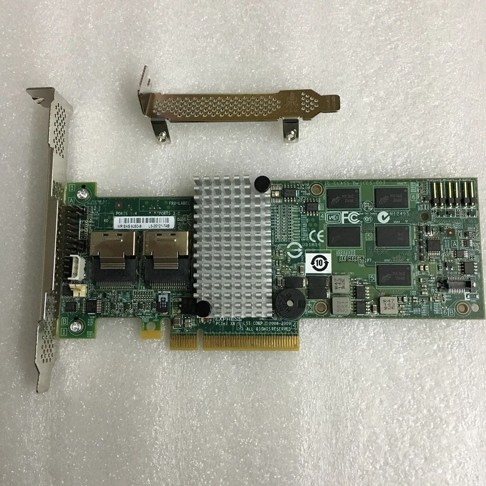 LSI 9260-8i 512MB SAS SATA 8-port PCI-E 6Gb RAID Controller Card US - Image 4 of 4