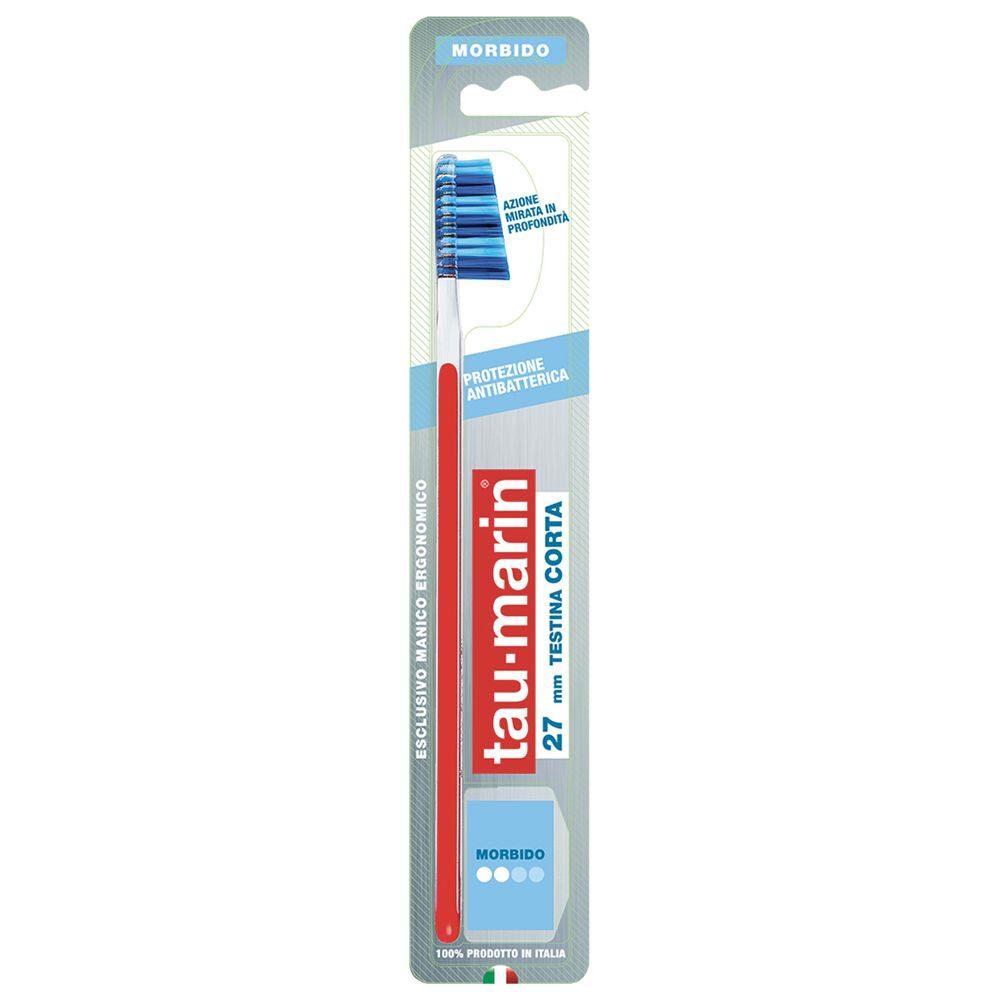 Tau-marin Professional 27 Spazzolino Setole Morbide con Antibatterico, 1pezzo