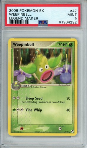 Weepinbell graded PSA 9 for sale on eBay