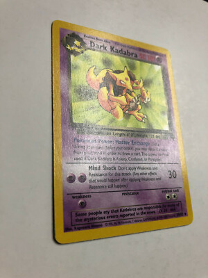 Pokémon Dark Kadabra 39/82 Team Rocket NM/MT (Never Played!) Nice!!!