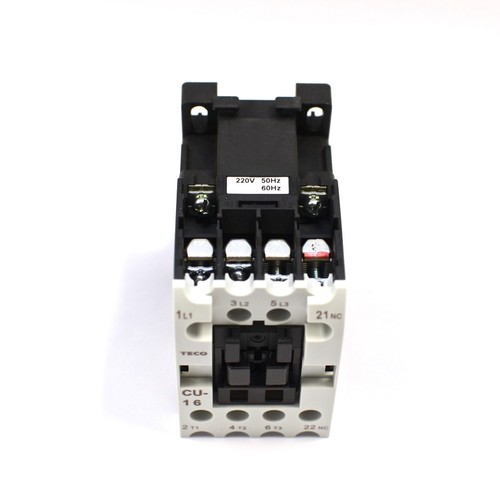 TECO CU-16 Magnetic Contactor, 220VAC Coil Voltage, 3A1b Contacts NC - Picture 2 of 4