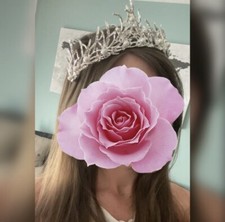 Silver Tiara Queen Crown Bridal Tiara Fairy Cosplay Birthday