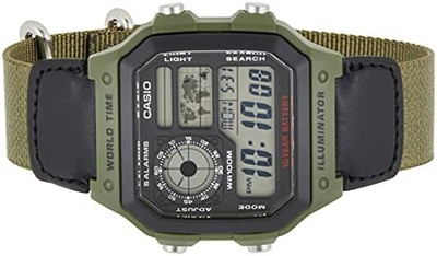 CASIO Digital Men's Watch Overseas Model AE-1200WHB-3B  TI