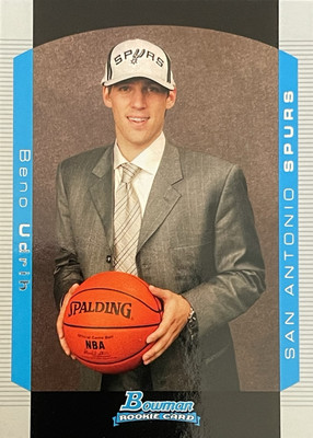 2004-05 Bowman Draft Pick Rookie BENO UDRIH San Antonio Spurs