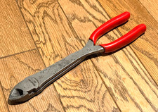 Snap On Tools Diagonal Cutters Pliers 11 Long Reach Wire Side Red Grip Snap On Tools Diagonal Cutters Pliers 11 Long Reach Wire Side Red Grip