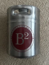 Mini Keg Growler 64 OZ 304 Stainless Steel Mini Keg, Billsburg Brewery, Virginia