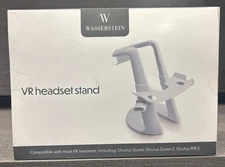 Wasserstein VR Headset Stand - Compatible w/Most VR Headsets (Black) - Open Box