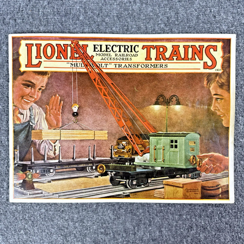 1928 Lionel Reproduction Toy Train Catalog (1975) Railroad Advertising Booklet