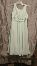 Pretty Flowergirl/Formal Girls Dress Pistachio Green Size 14