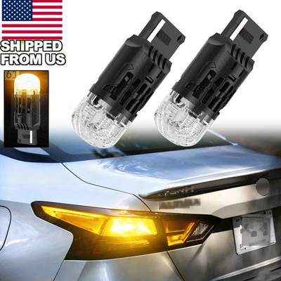 For Honda CR-V 2007-2011 2X Amber Yellow 7443 LED Front Turn Signal Light