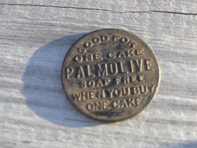 Vintage Trade Token Palmolive Soap Cake Buy One Get One Free