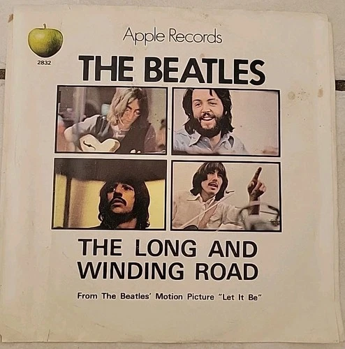 The Beatles ‎– The Long And Winding Road 1970 Apple 2832 45 7” Vinyl NM