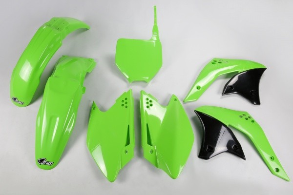 Kawasaki KXF 250 2007 Ufo Plast Verkleidung Kunststoff Kit GrüN-image