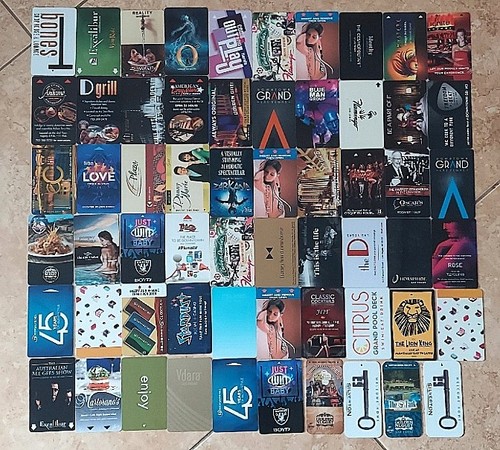 Lot of 60 Casino Hotel Room Keys Mostly Las Vegas