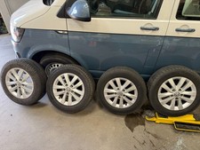 Set VW Transporter T5 T5.1 T6 16” Alloy Wheels and Tyres C Rated