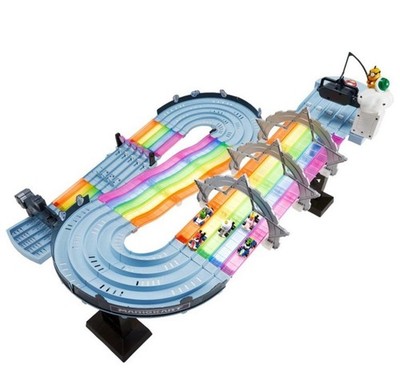 Hot Wheels GXX41-Mario Kart Rainbow Road Track Set Brand New 30