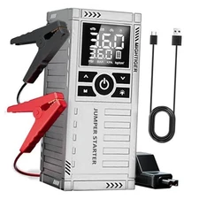 Car Battery Jump Starter with Air Compressor - 2500mAh*4 150PSI Portable 750A