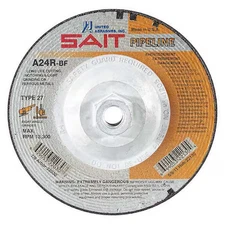 United Abrasives/Sait 22046 Cut-Off & Grinding Wheel, Type 27, 6 In Dia, 0.125