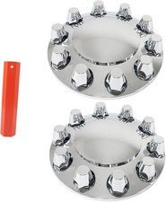Chrome Semi Truck Hub Cover Wheel Axle Cover ...