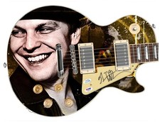 Gavin Degraw Signed 1/1 Custom Graphics Photo Guitar ACOA PSA