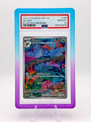 Pokémon: -PSA 10- Gloom 198/197 Illustration Rare -Obsidian Flames