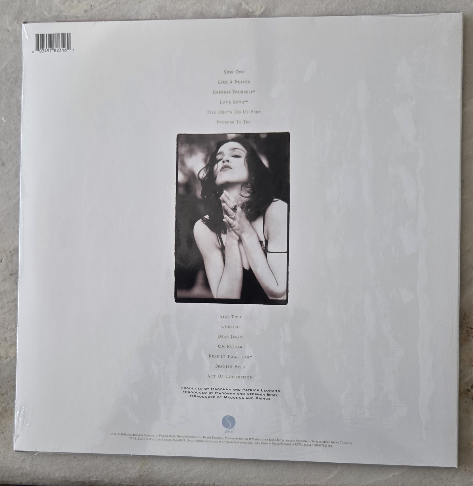 Madonna Like A Prayer, Silver Vinyl, Neu