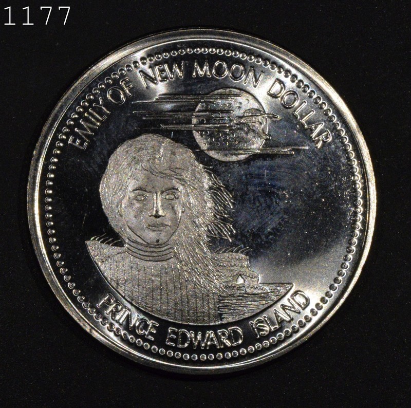 2001 Prince Edward Island Summerside Chamber of Commerce Emily New Moon Dollar