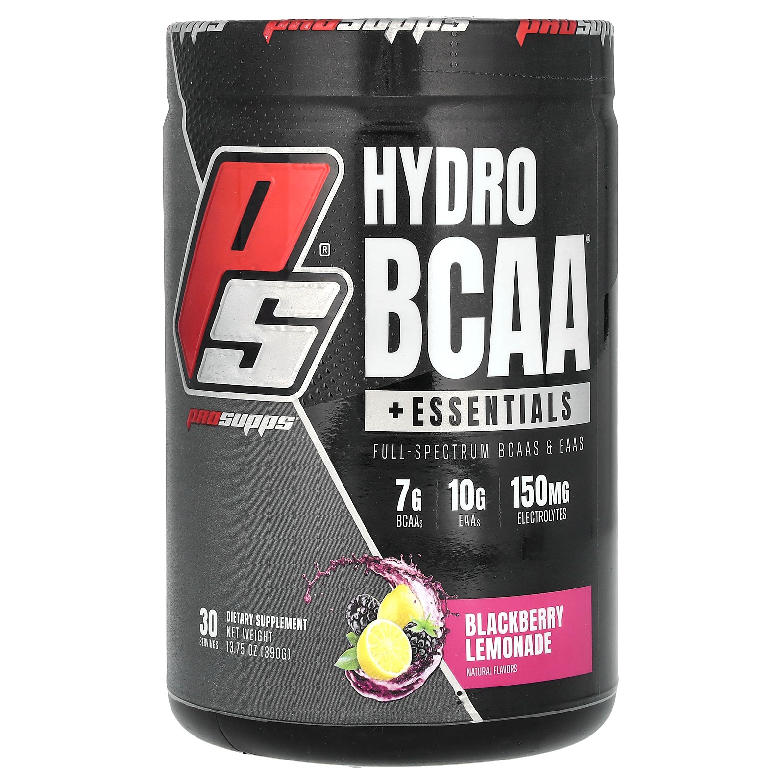 Hydro BCAA + Essentials, ежевичный лимонад, 13,75 унций (390 г)