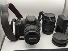 Canon EOS Rebel SL2 24.2 MP Digital Camera - Black With 2 EF-S 18-55mm Lens 