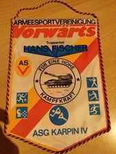DDR NVA Wimpel Truppenteil Hans Fischer 152mm SFL ASG Karpin 4
