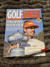 Hunter Mahan Signed Golf Magazine PGA Tour Star Masters US Open 1
