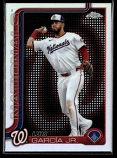 2025 Topps Chrome Light Board Refractor Luis Garcia Jr Washington Nationals #269