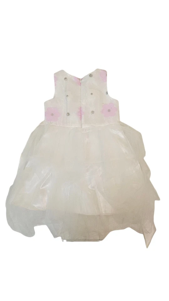 American Princess brand Wedding Fancy Girl Dress Pink Flowers Sz 3T New - Image 2 of 3