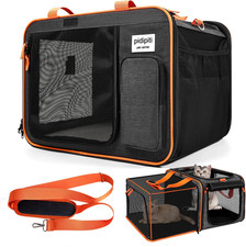 20 X 14 X 14 Inches Expandable Pet Carrier for 1 Large Cat under 25 Lbs,2 Medium
