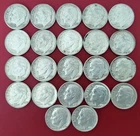 22 Circulated Uncertified 1962 7P 15D Roosevelt Dimes 90% Silver Estate Find S7