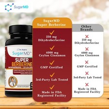 Natural Berberin + Ceylon cinnamon Daily conditioning 120 Capsules Antioxidant
