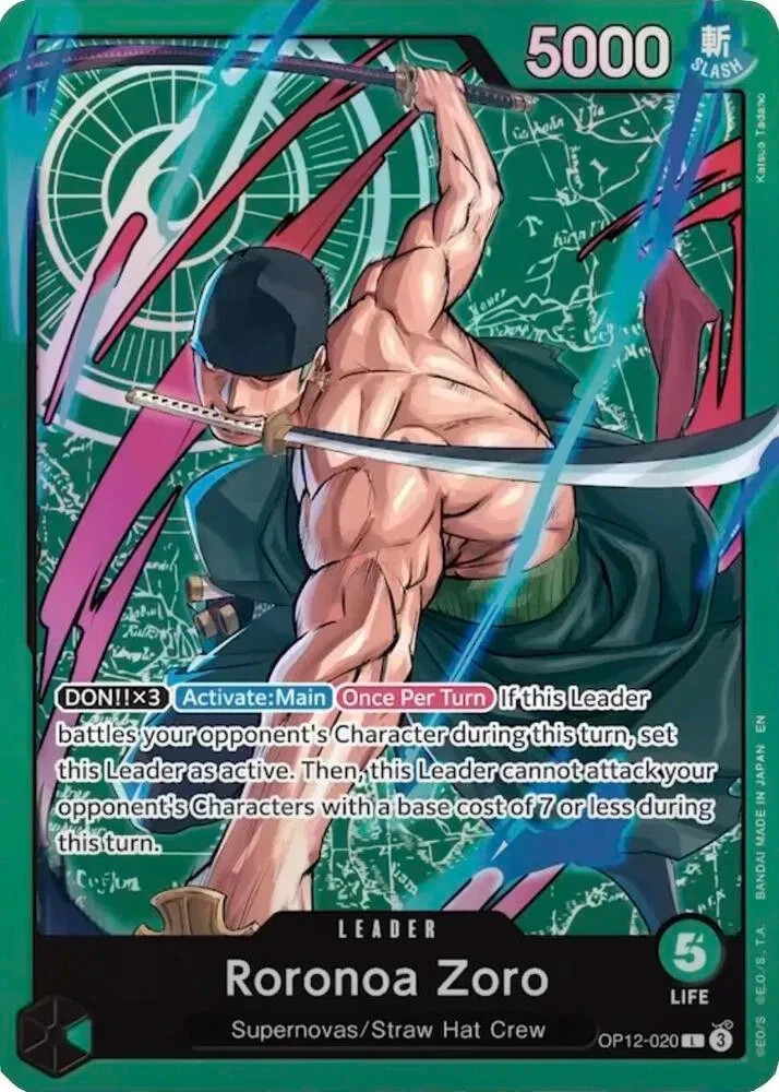 Roronoa Zoro - OP12-020 (Zoro Deck) OP12-020 Learn Together Deck Set Foil