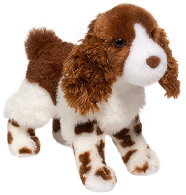 Flair 8'' Springer Spaniel Douglas Cuddle Stuffed Animal Dog Puppy Brown White