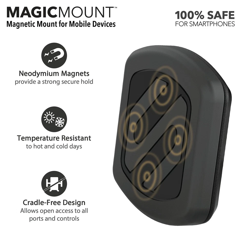 Scosche MagicMount Pro MPVA Magnetic Car Phone Holder for iPhone and Android - Image 2 of 4
