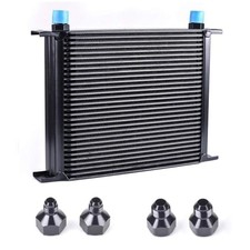 30 Row AN10-10AN Stacked Plate With 6AN 8AN Adapter 30 Row-BK Oil Cooler