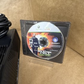 Microsoft Xbox 360 Slim 4GB  Console Base Bundle Controller Tested Matte Black