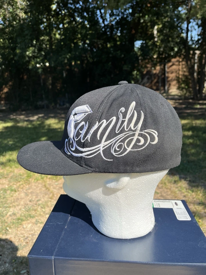 VINTAGE Famous Stars & Straps Hat Cap Fitted Y2K Famous Family Travis Barker - Image 3 of 4